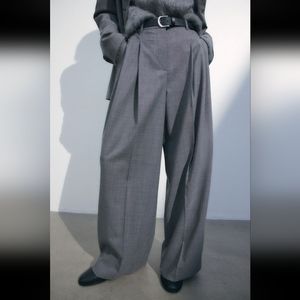 H&M Premium gray wool pants, new without tag.